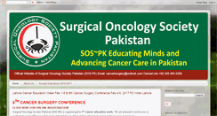 Desktop Screenshot of cancersurgerypk.org