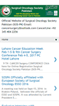 Mobile Screenshot of cancersurgerypk.org